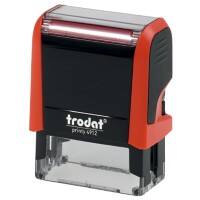 Trodat Textstempel Printy 4912 Rot 1,8 x 4,7 cm