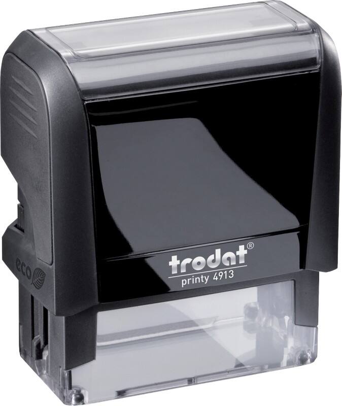 Trodat Personalisierter Textstempel Printy 4913 Schwarz 2,2 x 5,8 cm
