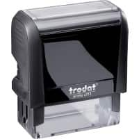 Trodat Personalisierter Textstempel Printy 4913 Schwarz 2,2 x 5,8 cm