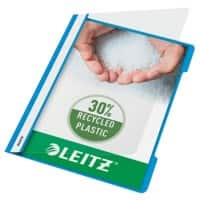 Leitz Standard Plastik-Schnellhefter 4191 A4 PVC 60 Blatt Hellblau