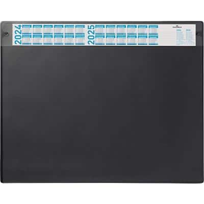 DURABLE Schreibunterlage Kalender Design Premium Kunststoff Schwarz 65 x 52 x 52 cm