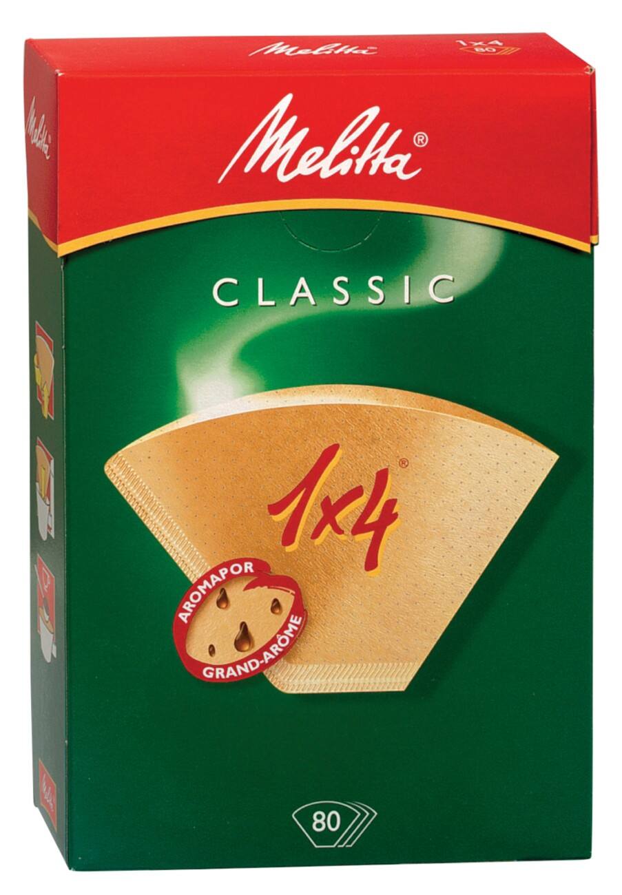 Melitta Kaffeefiltertüten Größe 4 80 Stück