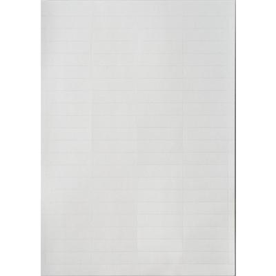 Hängeregistraturenschild Weiß Kunststoff 6,5 x 1 cm 50 Stück