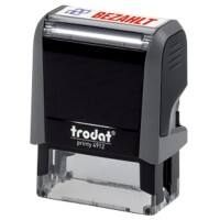 Trodat Personalisierter Textstempel Office Printy 4912 "Bezahlt" Schwarz, Grau