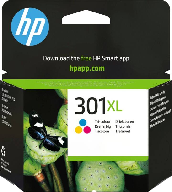HP 301XL Original Tintenpatrone CH564EE Cyan, Magenta, Gelb