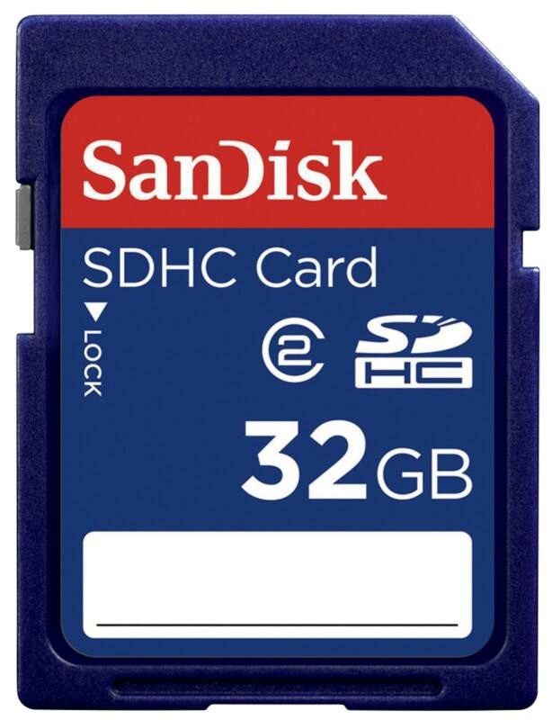 SanDisk SDHC Flash-Speicherkarte 32 GB