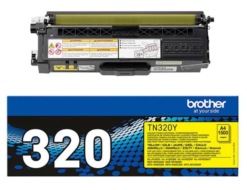 Brother TN-320Y Original Tonerkartusche Gelb