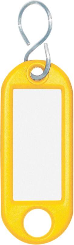 WEDO Schlüsselanhänger Gelb 10 Stück