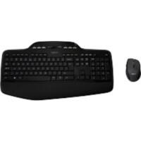 Logitech Tastatur-Maus-Set Kabellos Desktop MK710 QWERTY US