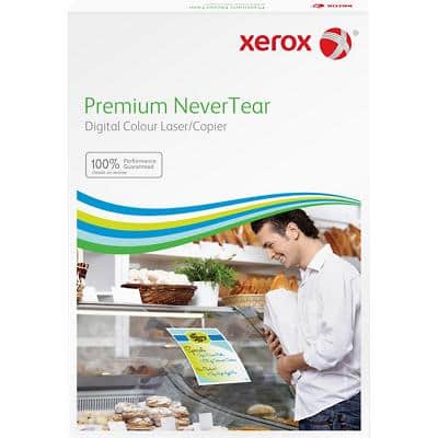 Xerox Premium NeverTear Polyesterfolie A4 Druckerpapier 120 Mikron Matt Weiß 100 Blatt