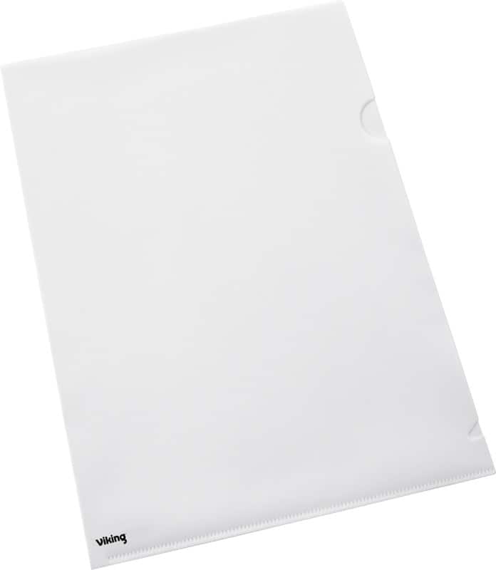 Viking Sichthüllen A4 Genarbt Transparent PP (Polypropylen) Recycelt 60% 100 Mikron 100 Stück