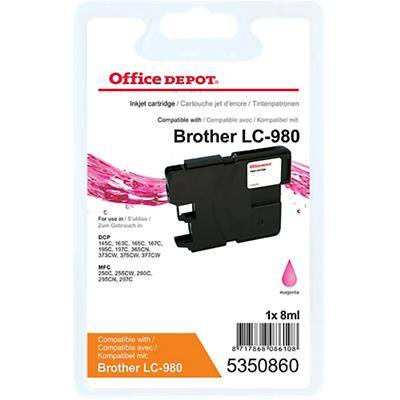 Kompatible Office Depot Brother LC980M Tintenpatrone Magenta