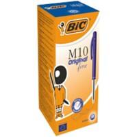 BIC Kugelschreiber M10 0.3 mm Blau 50 Stück