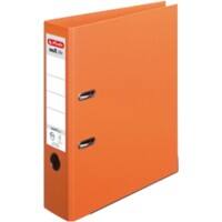 herlitz maX.file Protect plus Ordner A4 80 mm Orange 2 Ringe Pappkarton, PP (Polypropylen) Texturiert