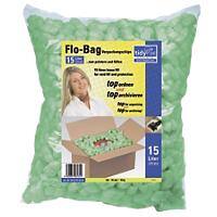 tidyPac Verpackungschips Flo-Bag PS (Polystyrol) Grün 15 L