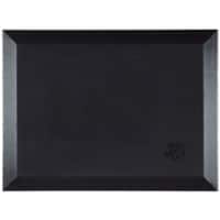 Bi-Office Kamashi Pinnwand Nicht magnetisch Wandmontage 60 (B)x45 (H) cm Holz Schwarz, Braun