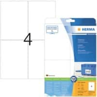 HERMA Adressetiketten 5063 Weiß DIN A4 105 x 148 mm 25 Blatt à 4 Etiketten