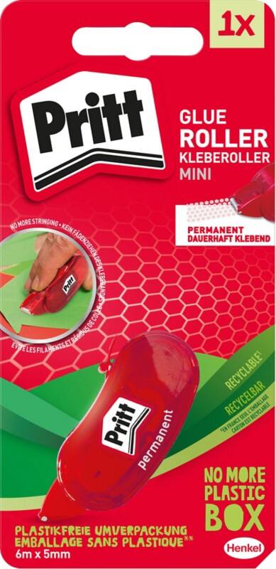 Pritt Mini Einwegkleberoller Permanent 5 mm x 6 m Nicht Nachfüllbar 2753737