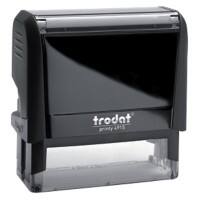 Trodat Personalisierter Textstempel Printy 4915 Schwarz 2,5 x 7 cm