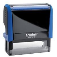 Trodat Adressstempel Printy 4915, mehrfarbig Blau 2,5 x 7 cm