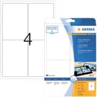 HERMA Laseretiketten 4908 Weiß Rechteckig 100 Etiketten pro Packung