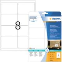 HERMA Strapazierfähige Etiketten 8331 Weiß DIN A4 99,1 x 67,7 mm 25 Blatt à 8 Etiketten