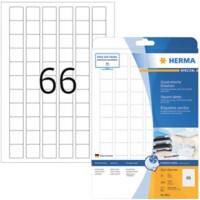 HERMA Inkjetetiketten 8831 Weiß DIN A4 25,4 x 25,4 mm 25 Blatt à 66 Etiketten