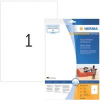 HERMA Inkjetetiketten 8895 Weiß DIN A4 210 x 297 mm 10 Blatt à 1 Etiketten