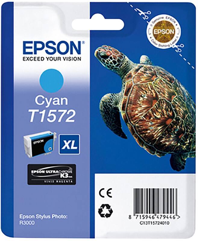 Epson T1572 Original Tintenpatrone C13T15724010 Cyan