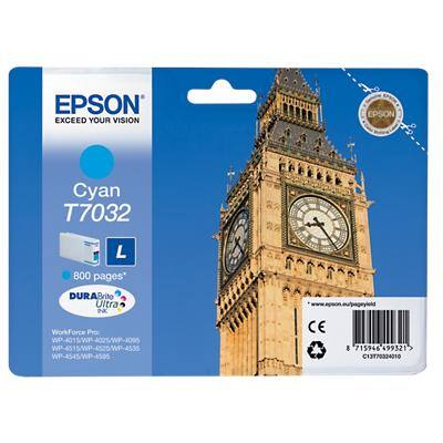 Epson T7032 Original Tintenpatrone C13T70324010 Cyan