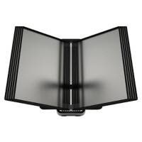Djois Tarifold VEO Sichttafelsystem A4 Schwarz, Silber 480 x 370 mm