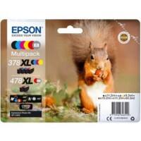 Epson 378XL / 478XL Original Tintenpatrone C13T379D4010 Schwarz, Cyan, Magenta, Gelb, Rot, Grau Multipack 6 Stück