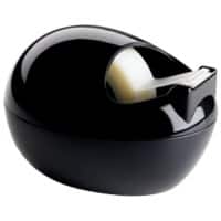 Scotch Magic Tischabroller Design Schwarz + 1 Rolle Scotch Magic 810 Klebeband Unsichtbar Matt 19 mm x 7,5 m