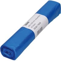 DEISS Leichte Belastung Müllsäcke 20 L  Blau HDPE (Hochdichtes Polyethylen) 10 Mikron 40 Stück