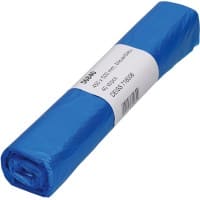 DEISS Leichte Belastung Müllsäcke 20 L Blau HDPE (Hochdichtes Polyethylen) 10 Mikron 40 Stück