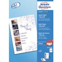 AVERY Zweckform Fotopapier 2579-100 A4 150 g/m² Weiß 100 Blatt