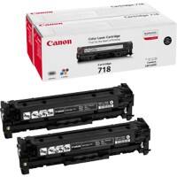 Canon 718 Original Tonerkartusche Schwarz 2 Stück