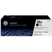 HP 36A Original Tonerkartusche CB436AD Schwarz 2 Stück