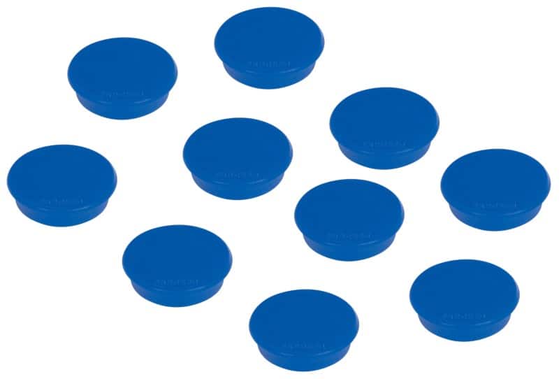 Franken Magnete Blau 2.5 kg Tragfähigkeit 38 mm 10 Stück