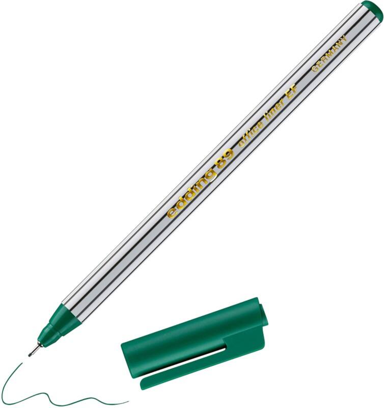 edding office liner 89 Fineliner 0.3 mm Nadelspitze Grün