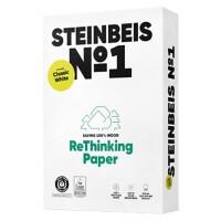 Steinbeis ClassicWhite DIN A4 Druckerpapier  Recycelt 100% 80 g/m² Glatt Weiß 500 Blatt