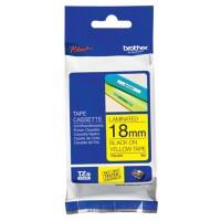 Brother TZe-641 Authentic Schriftband Selbstklebend Schwarzer Druck auf Gelb 18 mm x 8m