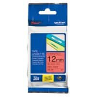 Brother TZe-431 Authentic Schriftband Selbstklebend Schwarzer Druck auf Red 12 mm x 8m