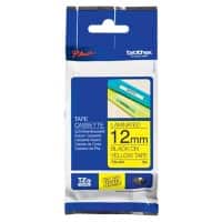 Brother TZe-631 Authentic Schriftband Selbstklebend Schwarzer Druck auf Gelb 12 mm x 8m