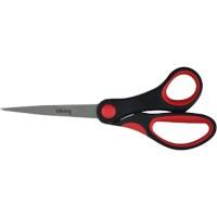 Office Depot Schere Softgrip Schwarz, Rot 210 mm