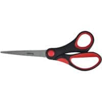 Office Depot Schere Softgrip Schwarz, Rot 170 mm