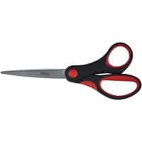 Office Depot Schere Softgrip Schwarz, Rot 150 mm
