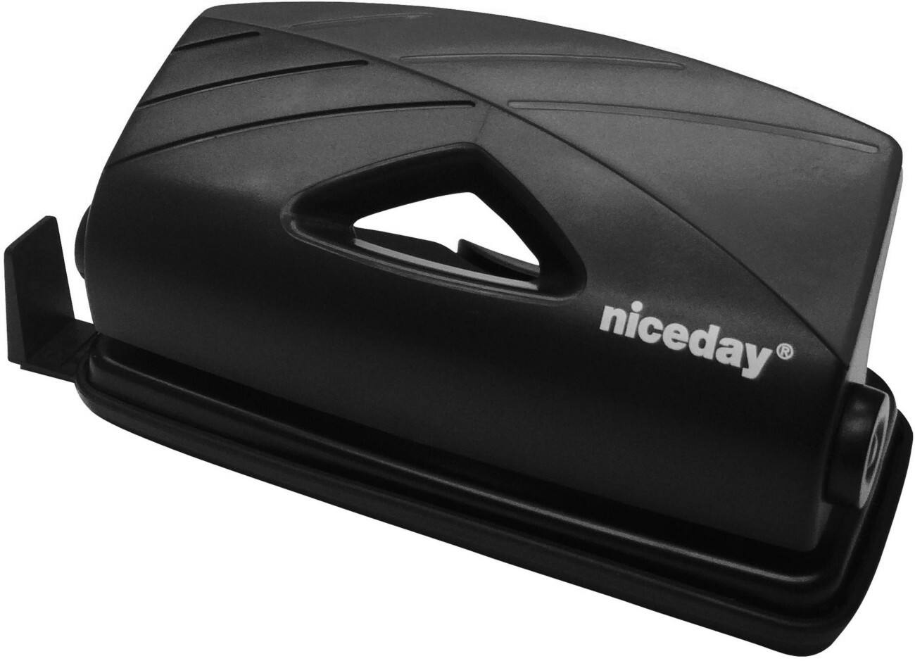 Niceday Locher Schwarz 12 Blatt Perforiert