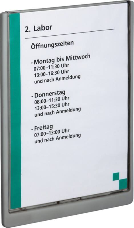 DURABLE Türschild Kunststoff 21 x 29,7 cm 4867-37