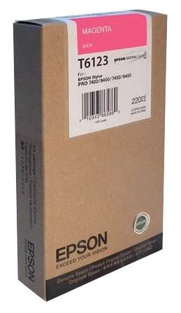 Epson T6123 Original Tintenpatrone C13T612300 Magenta